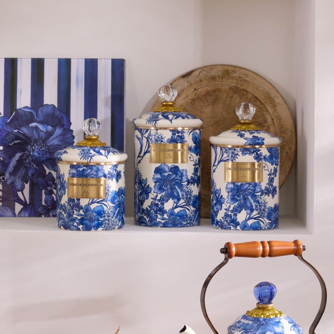 Royal English Garden Canisters, Set of 3 image number 1