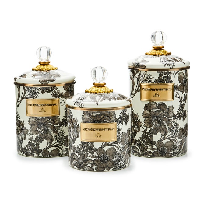 Sterling English Garden Canisters, Set of 3 image number 0