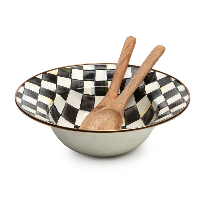 Courtly Check Salad Serving Set image number 3