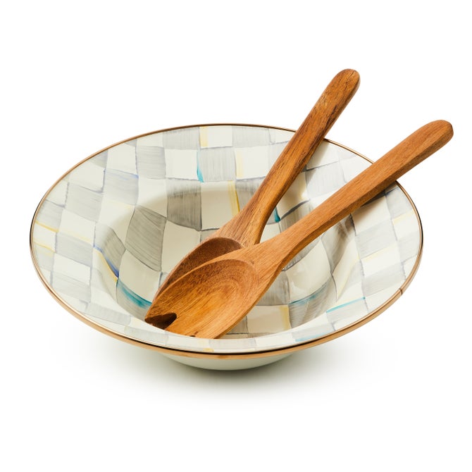 Sterling Check Salad Serving Set image number 1