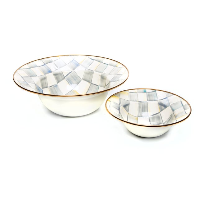 Sterling Check Serving Bowl image number 2