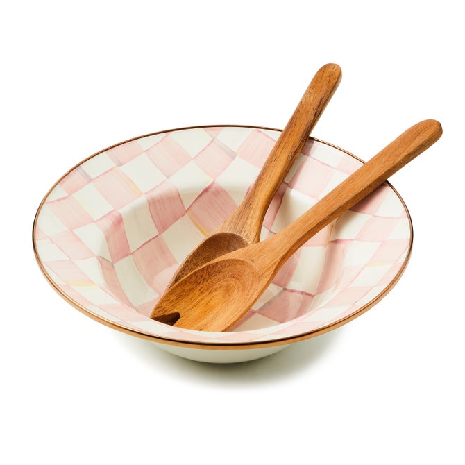 Rosy Check Salad Serving Set image number 1