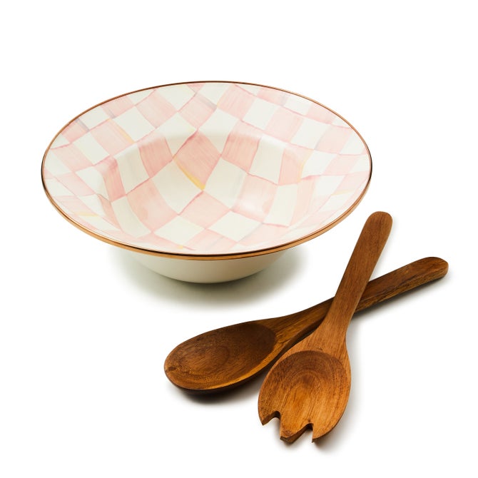 Rosy Check Salad Serving Set image number 0