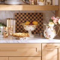 Wild Rose White Large Compote