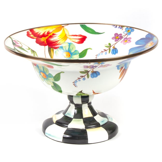 White Flower Market Large Compote image number 0