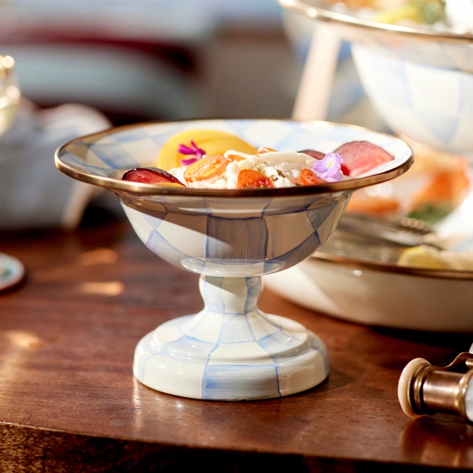 Sky Check Small Compote image number 1