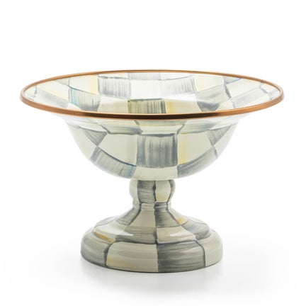 Sterling Check Small Compote