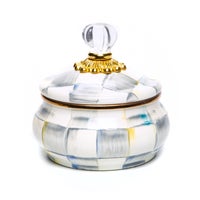 Sterling Check Squashed Pot