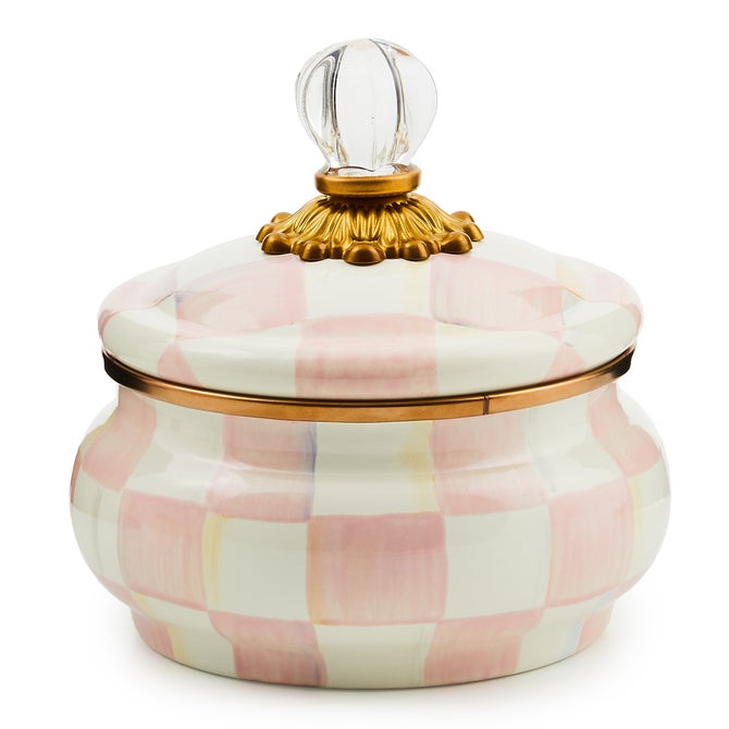 Rosy Check Squashed Pot image number 0
