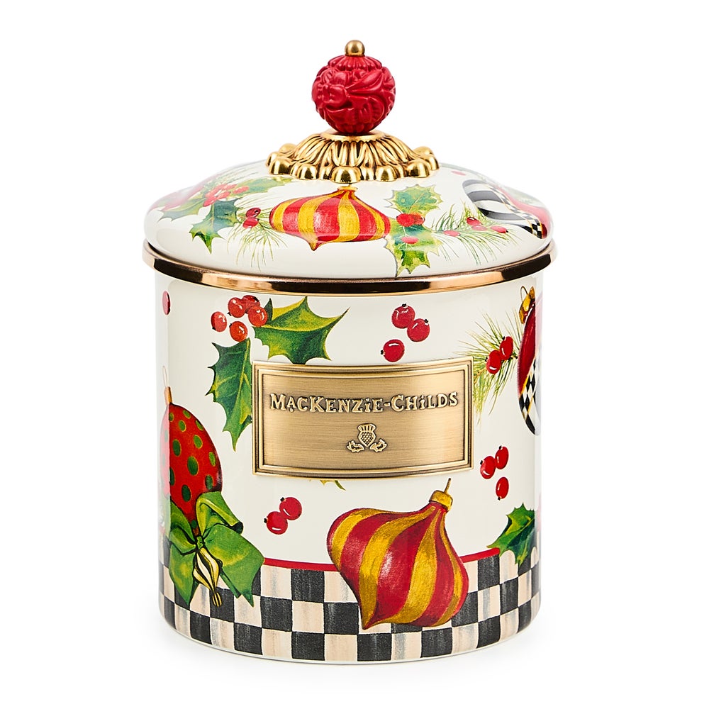 Deck the Halls Canister mackenzie-childs Panama imagen 1