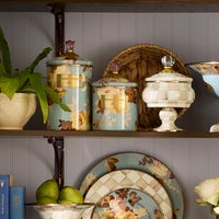 Wild Rose Slate Small Canister