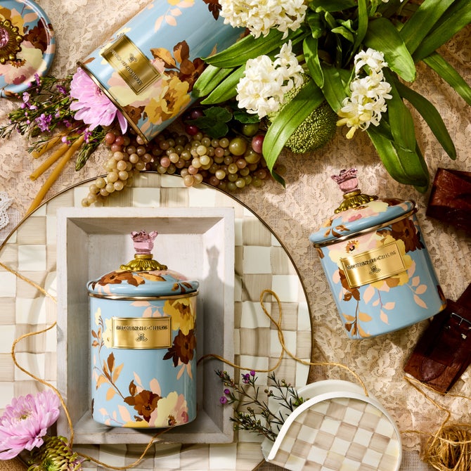 Wild Rose Slate Small Canister image number 3