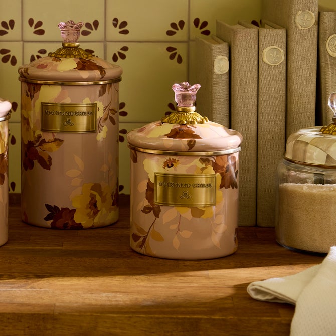 Wild Rose Mauve Small Canister image number 1
