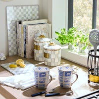 Sterling Check Small Canister