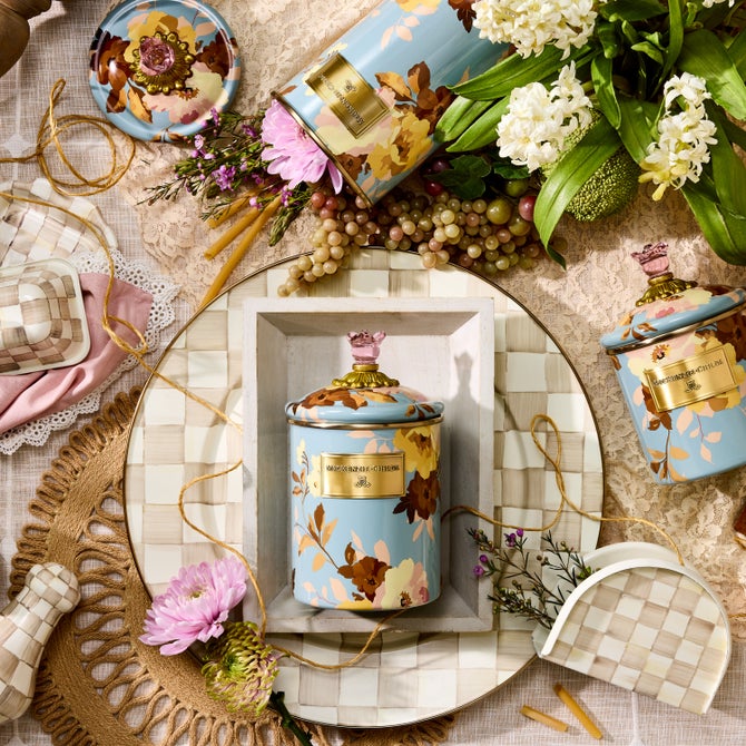 Wild Rose Slate Medium Canister image number 3