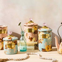 Wild Rose Mauve Medium Canister