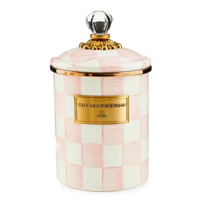 Rosy Check Enamel Canisters image number 1