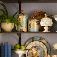 Wild Rose Slate Large Canister