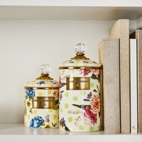 Wildflowers Green Large Canister