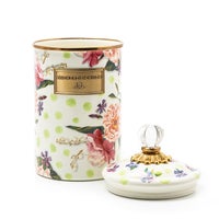 Wildflowers Green Large Canister