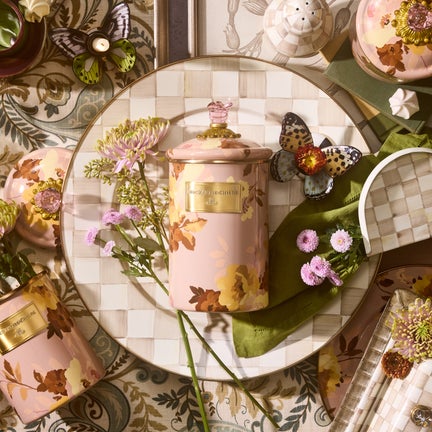 Wild Rose Mauve Large Canister