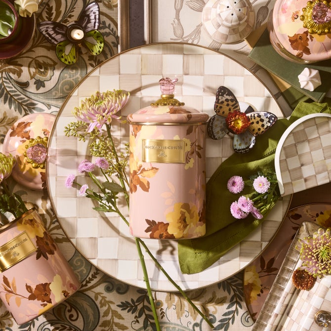 Wild Rose Mauve Large Canister image number 1