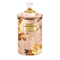 Wild Rose Mauve Large Canister