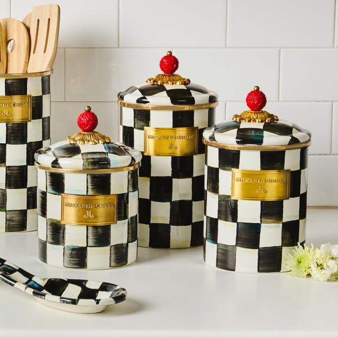 Courtly Check Large Canister image number 10