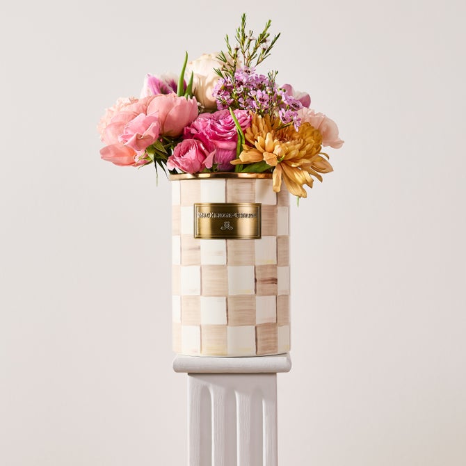 Mocha Check Large Canister image number 8