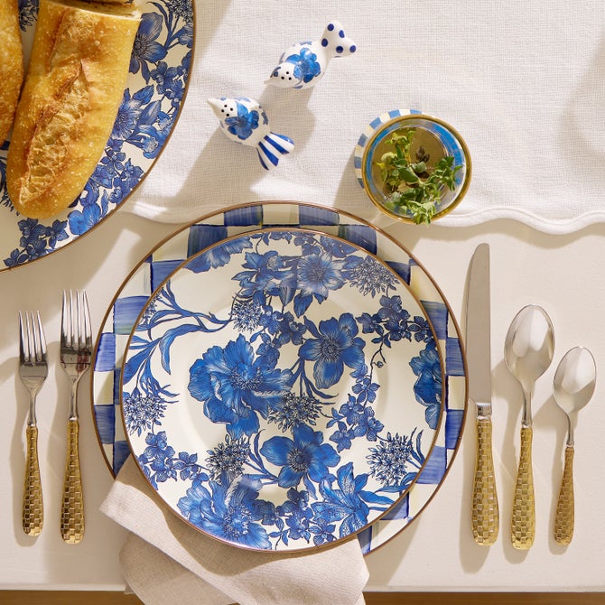 Royal English Garden Enamel Dinner Plate, Set of 4 image number 1