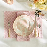 Rosy English Garden Enamel Dinner Plate