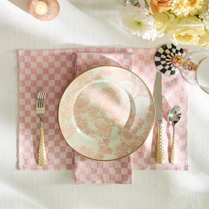 Rosy English Garden Enamel Dinner Plate image number 1