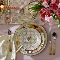 Wild Rose White Dinner Plate