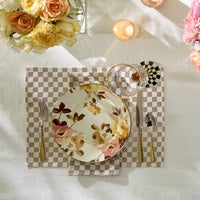 Wild Rose White Dinner Plate