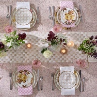 Wild Rose White Dinner Plate