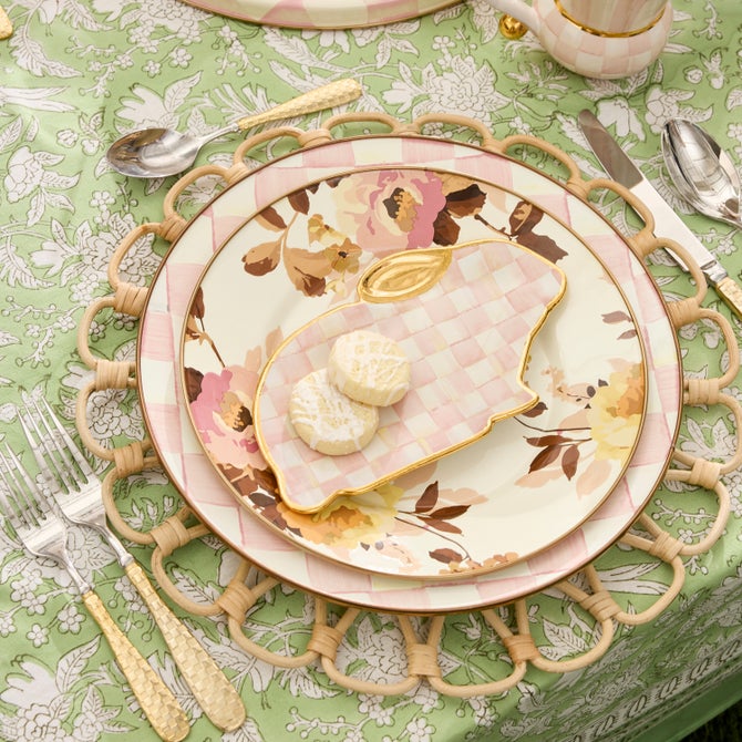 Wild Rose White Dinner Plate image number 10