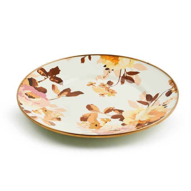 Wild Rose White Dinner Plate image number 1