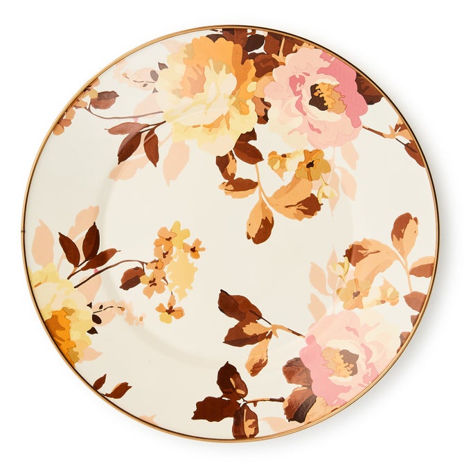 Wild Rose White Dinner Plate image number 0