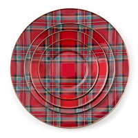 Tartastic Enamel Dinner Plate - Red