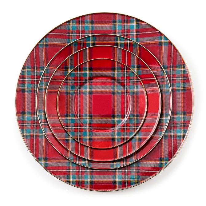Tartastic Enamel Dinner Plate - Red image number 2