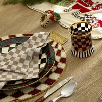 Tartan Black Dinner Plate