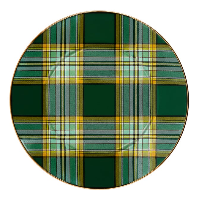 Tartan Green Dinner Plate image number 0