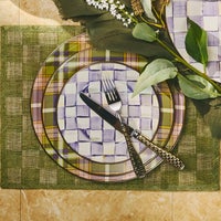 Tartan Violet Dinner Plate