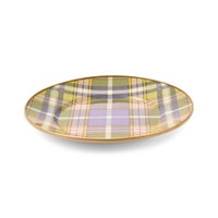 Tartan Violet Dinner Plate