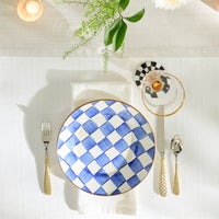 Royal Check Dinner Plate