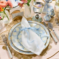 Sky Check Dinner Plate