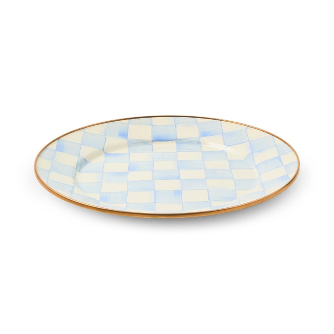 Sky Check Dinner Plate image number 3