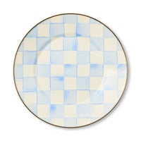 Sky Check Dinner Plate