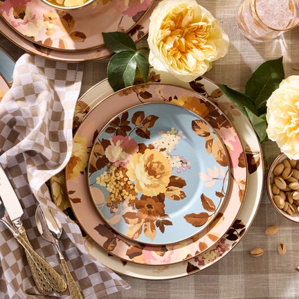 Wild Rose Mauve Dinner Plate