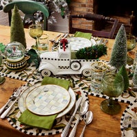 Sterling Check Dinner Plate